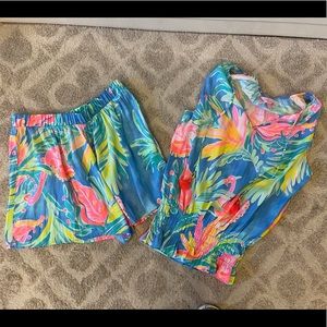 Lilly pulitzer set. Bennet Blue Kellen set